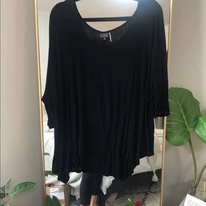 Urban Outfitters flowy black top